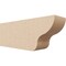 Ekena Millwork 4in. W x 6in. H x 16in. L Greensboro Woodgrain TimberThane Rafter Tail, Primed Tan RFTUR04X06X16GRNRCPR - alternate 1